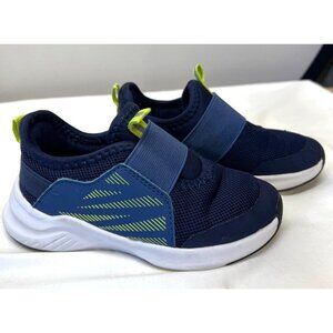 Kids Size 9 Navy Blue Slip-On Athletic Shoes With Elastic Strap